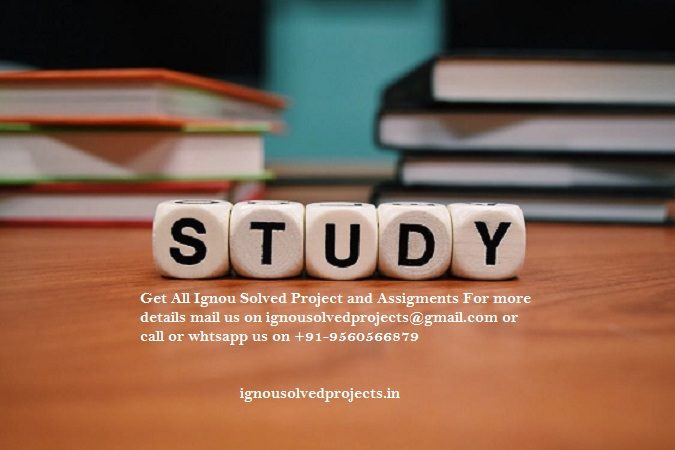 How To Get IGNOU MBA Solved Projects And Synopsis